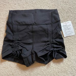 Black Lululemon liberty shorts size 4